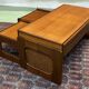 Coffee table with 2 tables in teak - 70s