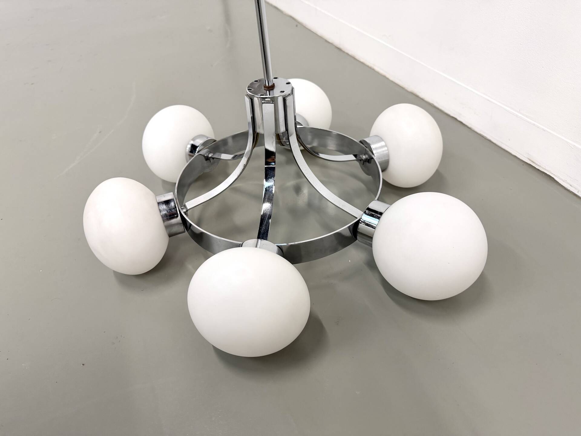 Gaetano Scolari pendant light with 6 lights