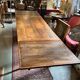 Rustic solid wood table: Elegance and functionality for your family meals, 19th century.