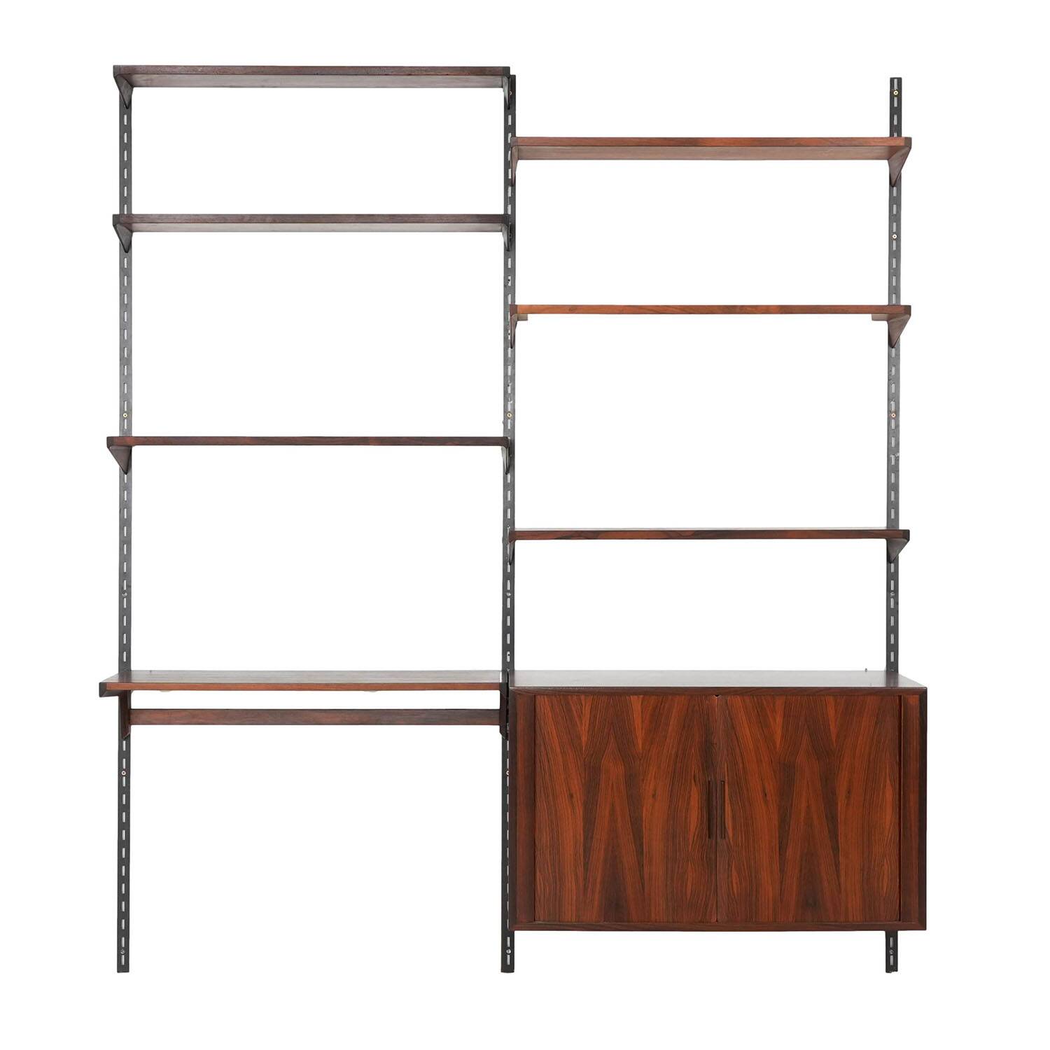 Rosewood shelving unit, Danish design, 1960s, designer: Kai Kristiansen, ma