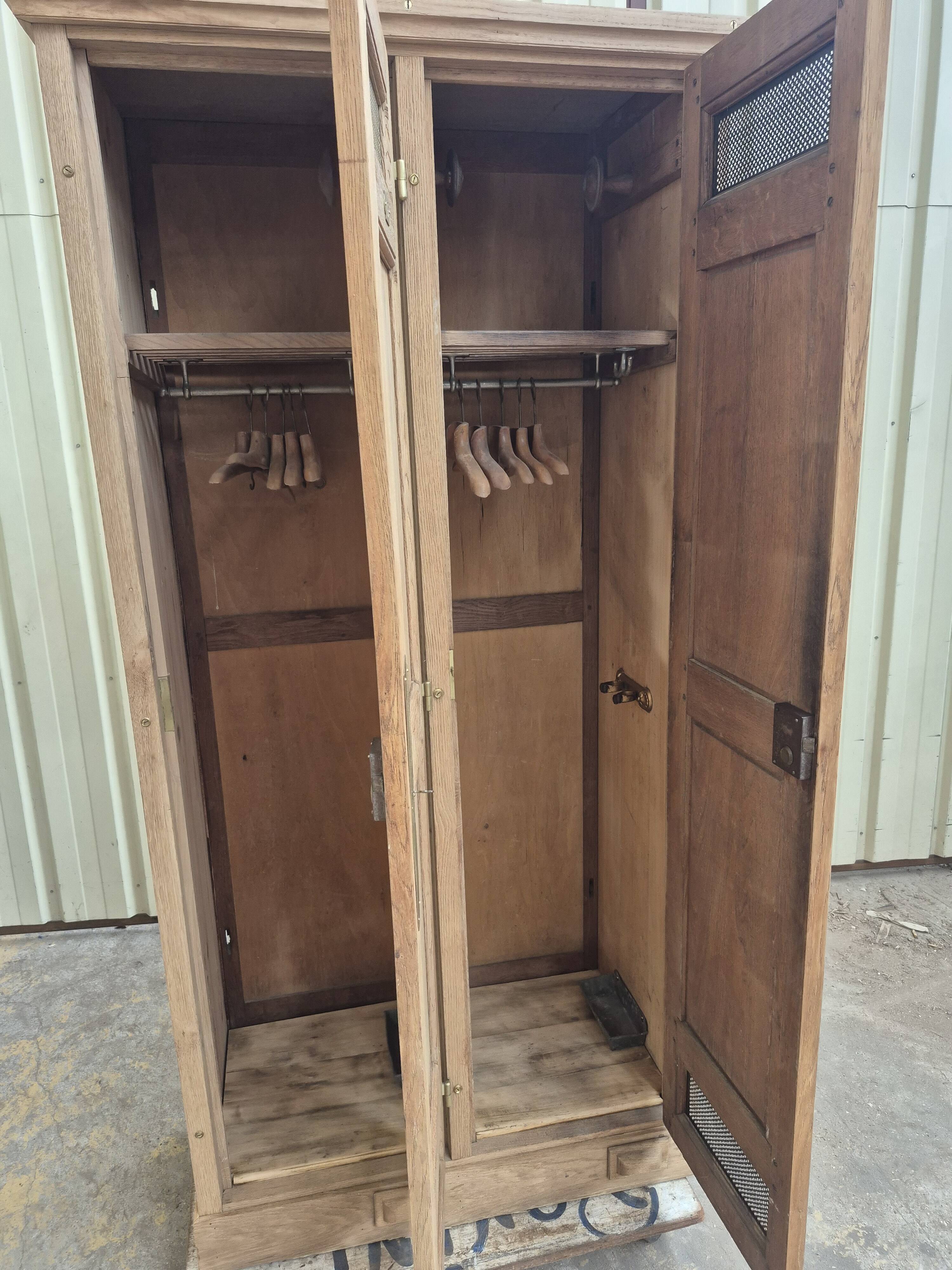 antique oak wardrobe Bank of France