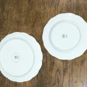 2 round serving dishes Rosenthal Monbijou Giscard vintage