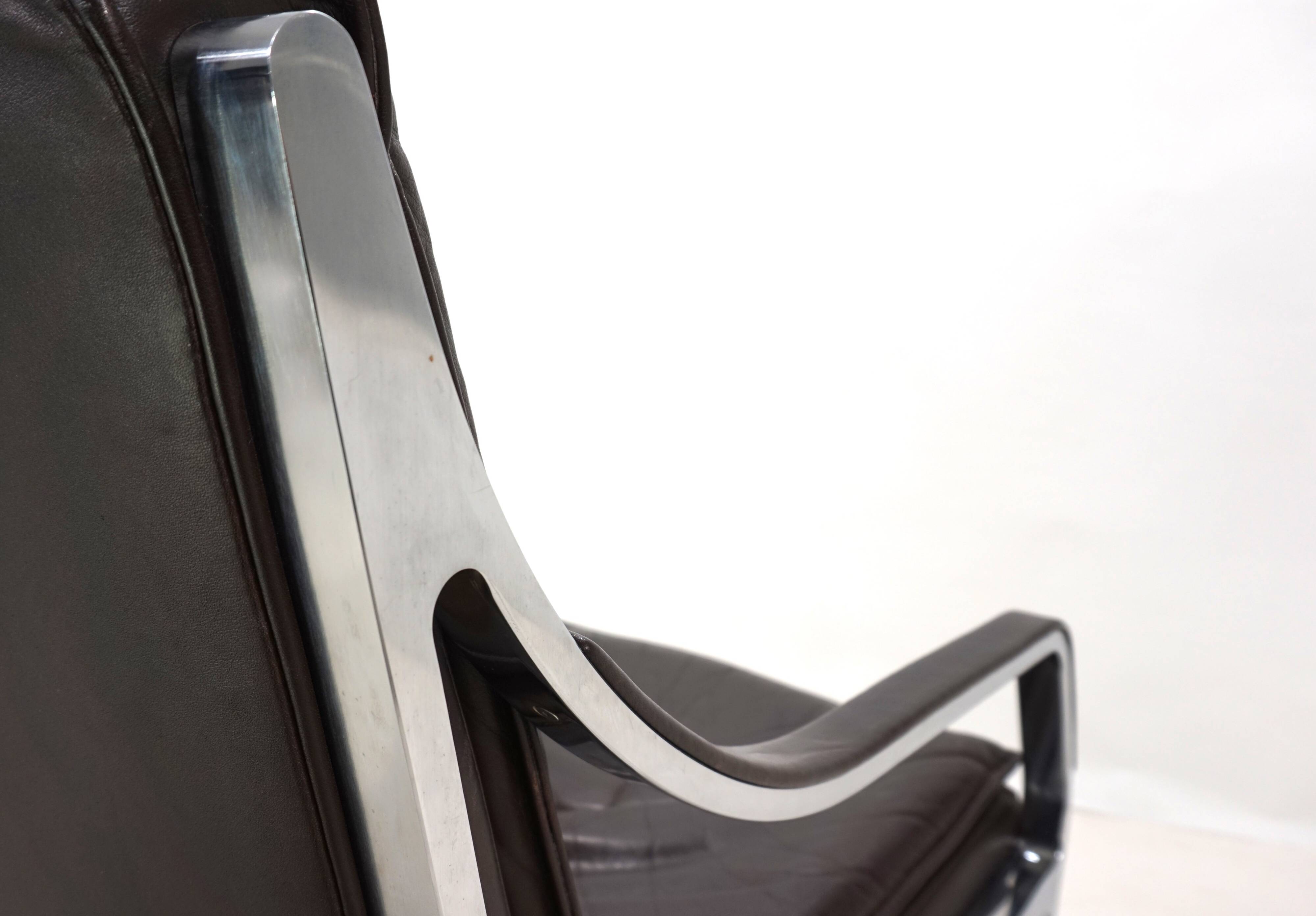 Knoll Art Collection leather lounge chair by Rudolf B. Glatzel, 1970
