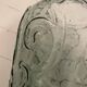 Sculpted glass vase