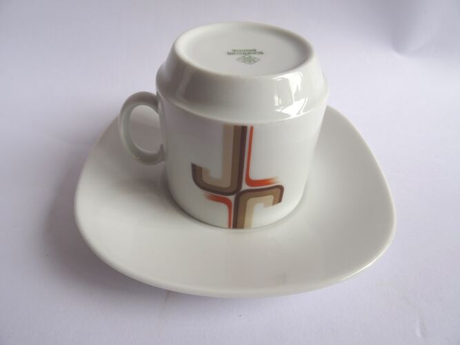 Tasses à café porcelaine Bavaria