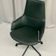 Green Leather Office Chair By Arper, Italy 2000’s