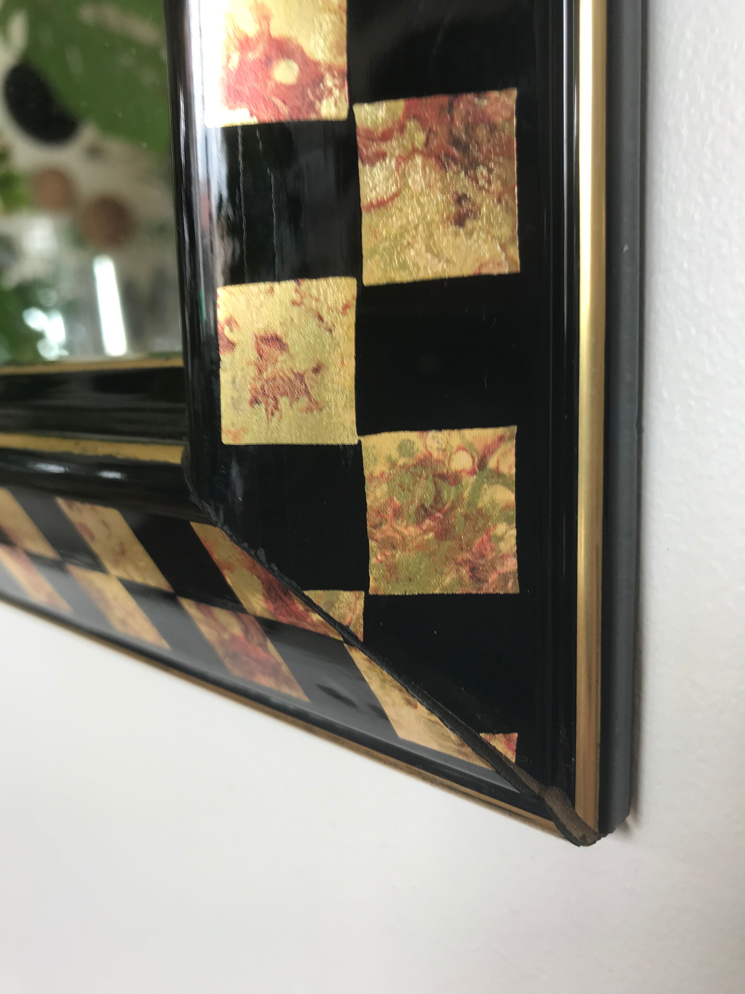 Mirror checkerboard 70 x 52 cm