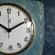 Horloge vintage, pendule murale "Jaz"