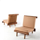 Pair of low chairs