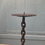 Wrought iron candlestick