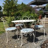 Belle Epoque wrought iron lounge