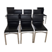 8 Alias black chairs