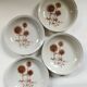 4 assiettes creuses Sarreguemines "Chardons"