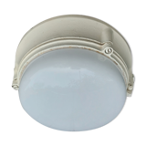 industrial ceiling lamp in opaline