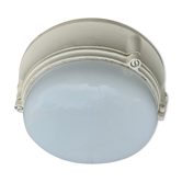 industrial ceiling lamp in opaline