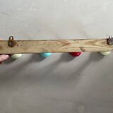 Vintage wall coat rack