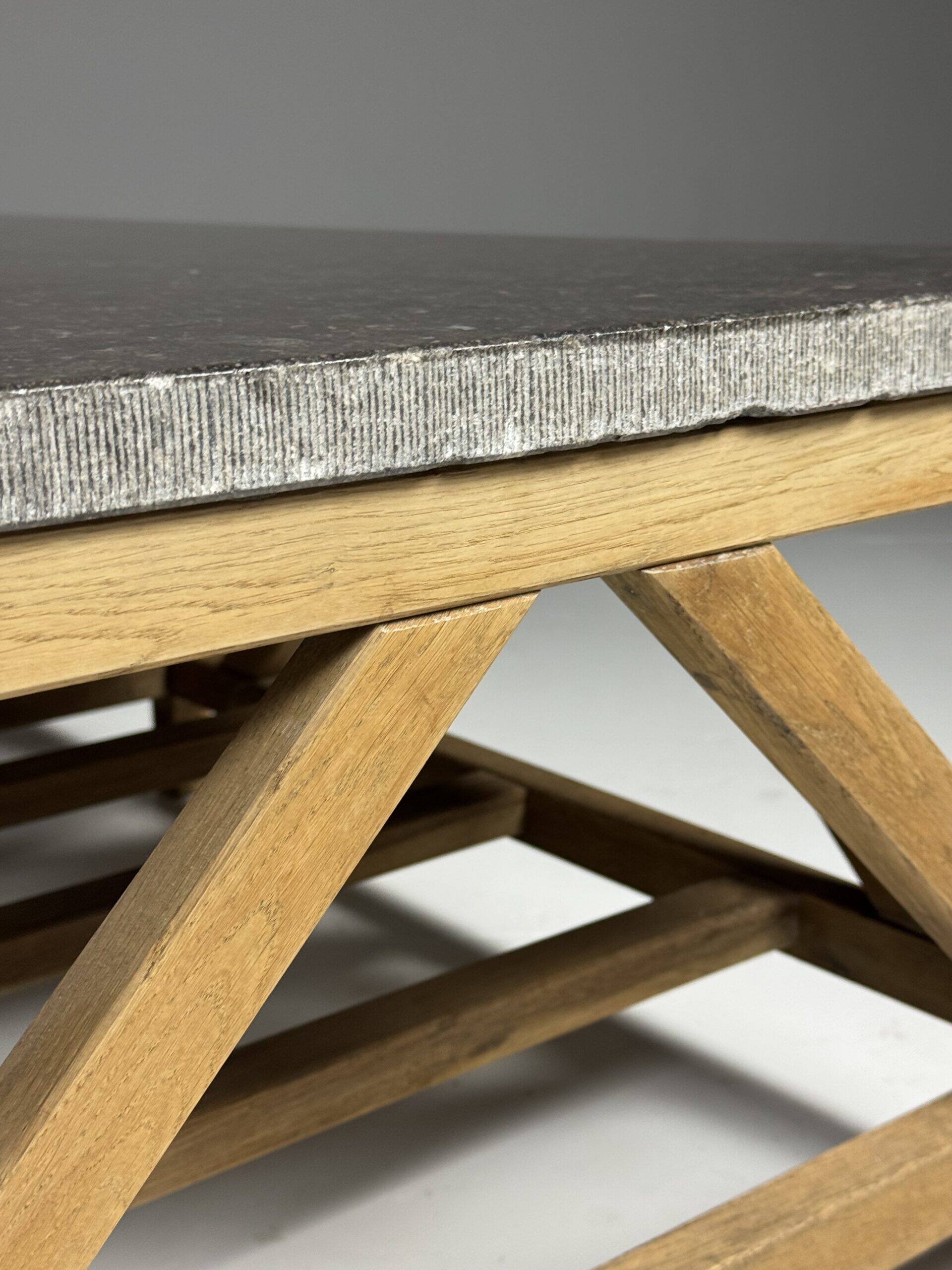 Vintage bluestone coffee table