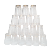 Set of 18 glasses 50s