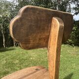 Handmade walnut chair