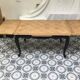 Louis XV style table in oak 1950s/60s