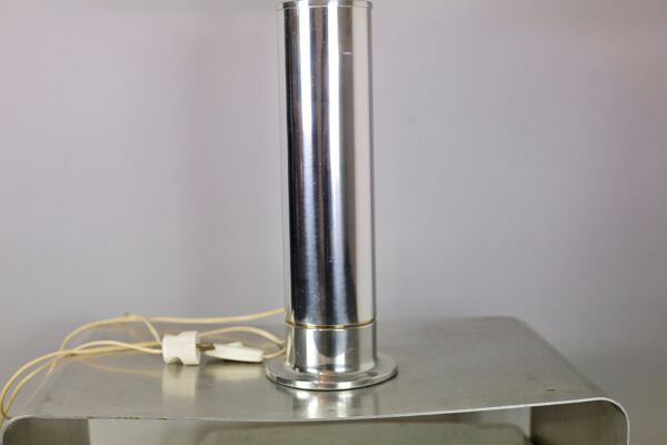 Lampe à poser Hans-Agne Jakobsson en acier chromé et laiton Suède 1960