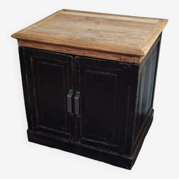 Black and Old Wood Buffet