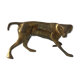 Chien en laiton
