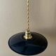 Old black industrial suspension D19.5cm