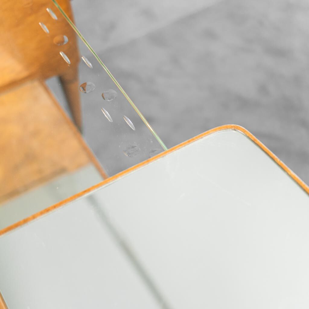 Chest of drawers wooden mirror 40