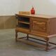 Vintage low sideboard in oak by Henning Kjærnulf, 1960s
