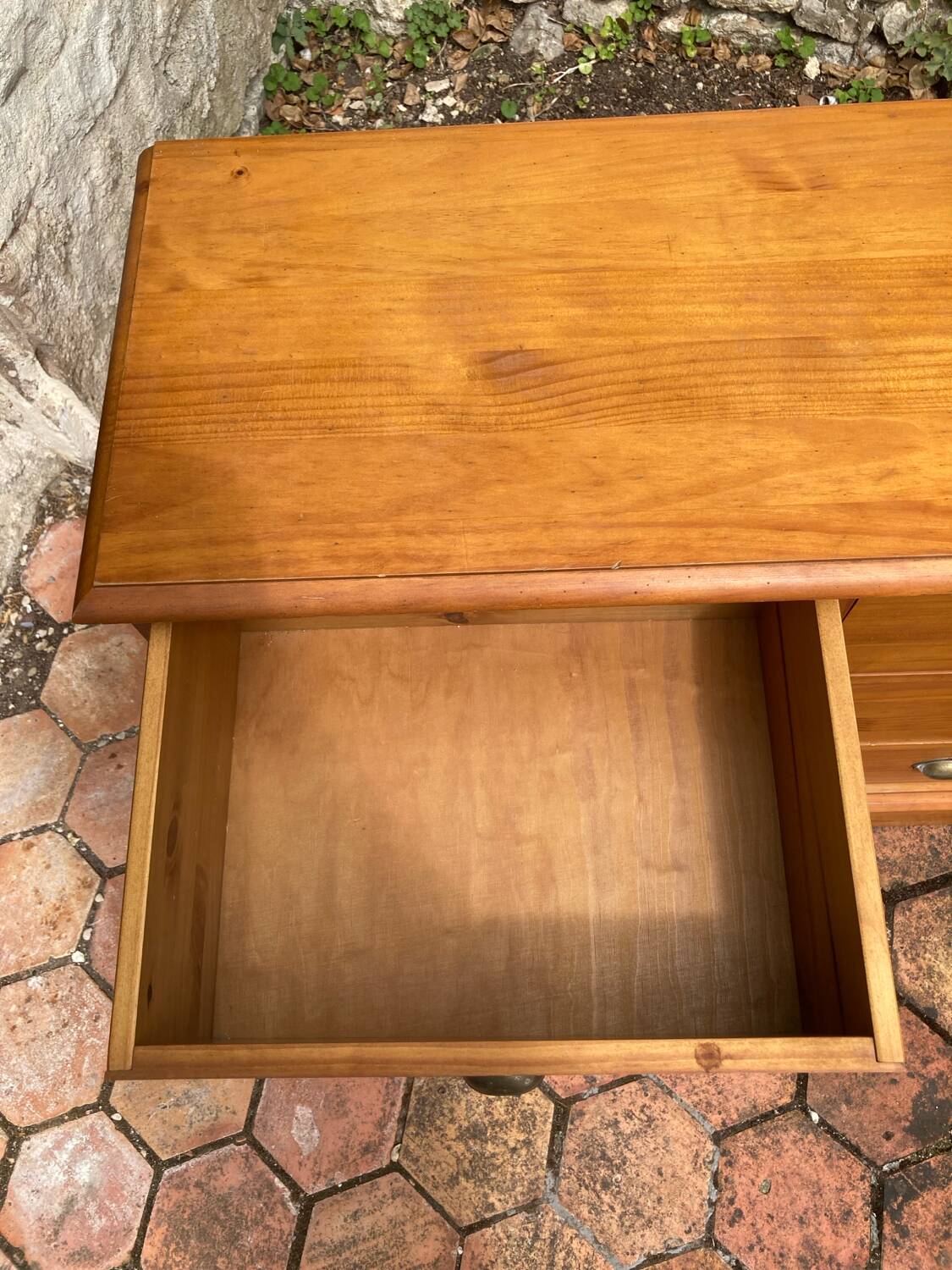 Old trade cabinet with drawers