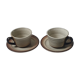 Cups and saucers