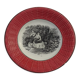 Digoin Sarreguemines earthenware dessert plate in May diam 18 cm