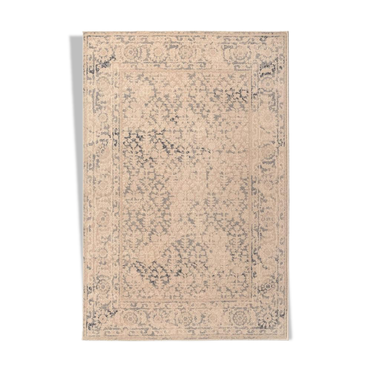 Vintage beige oriental carpet 240x340 cm
