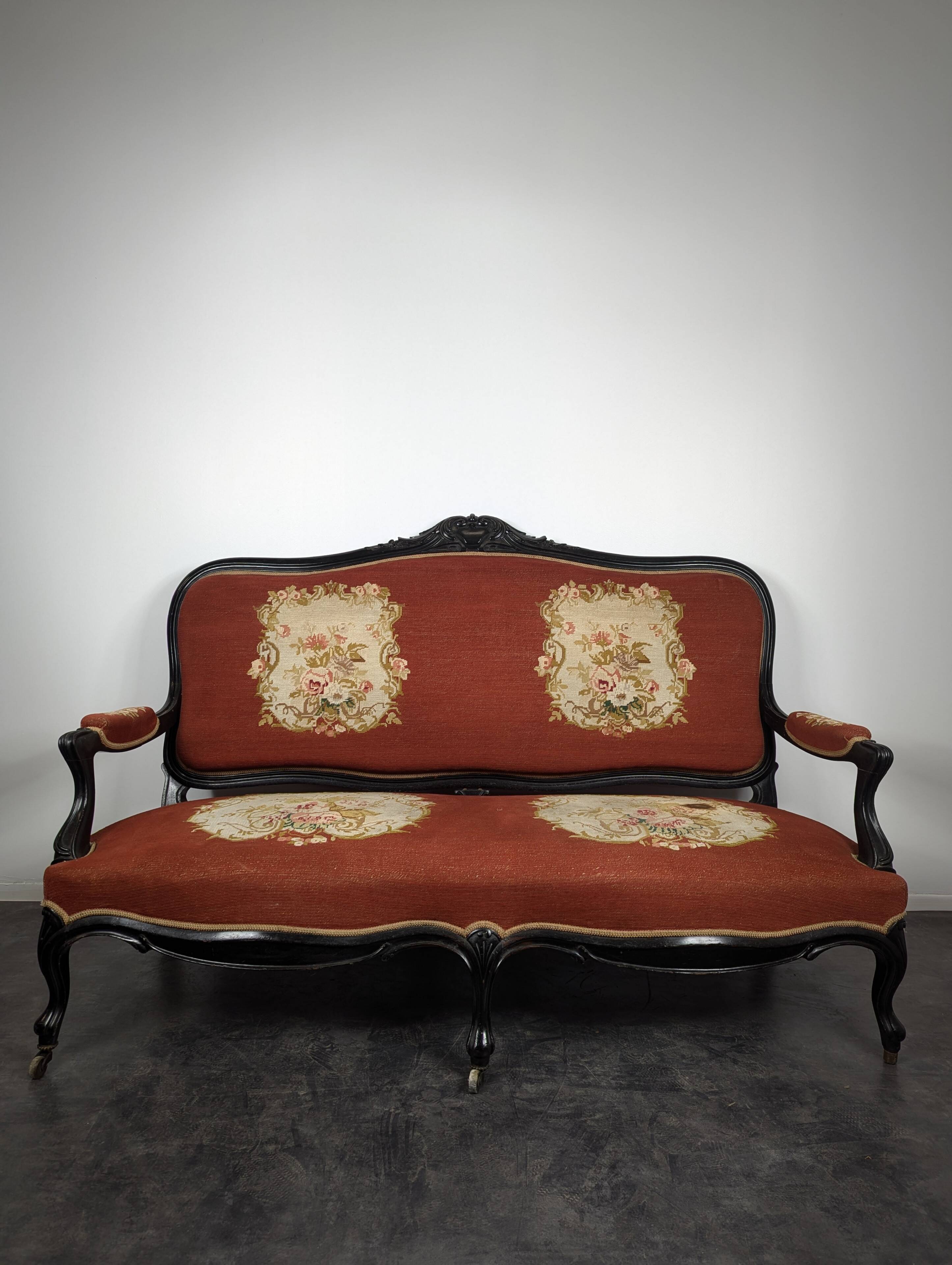 Wooden salon from the Napoleonic III era.