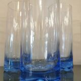 Service of 8 glasses at vintage orangeade