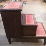 Mahogany library stepladder