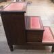 Mahogany library stepladder