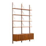 Bibliothèque modulaire vintage en teck