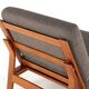 Komfort lounge chair 'Nimtofte' - Brown - danish design in teak