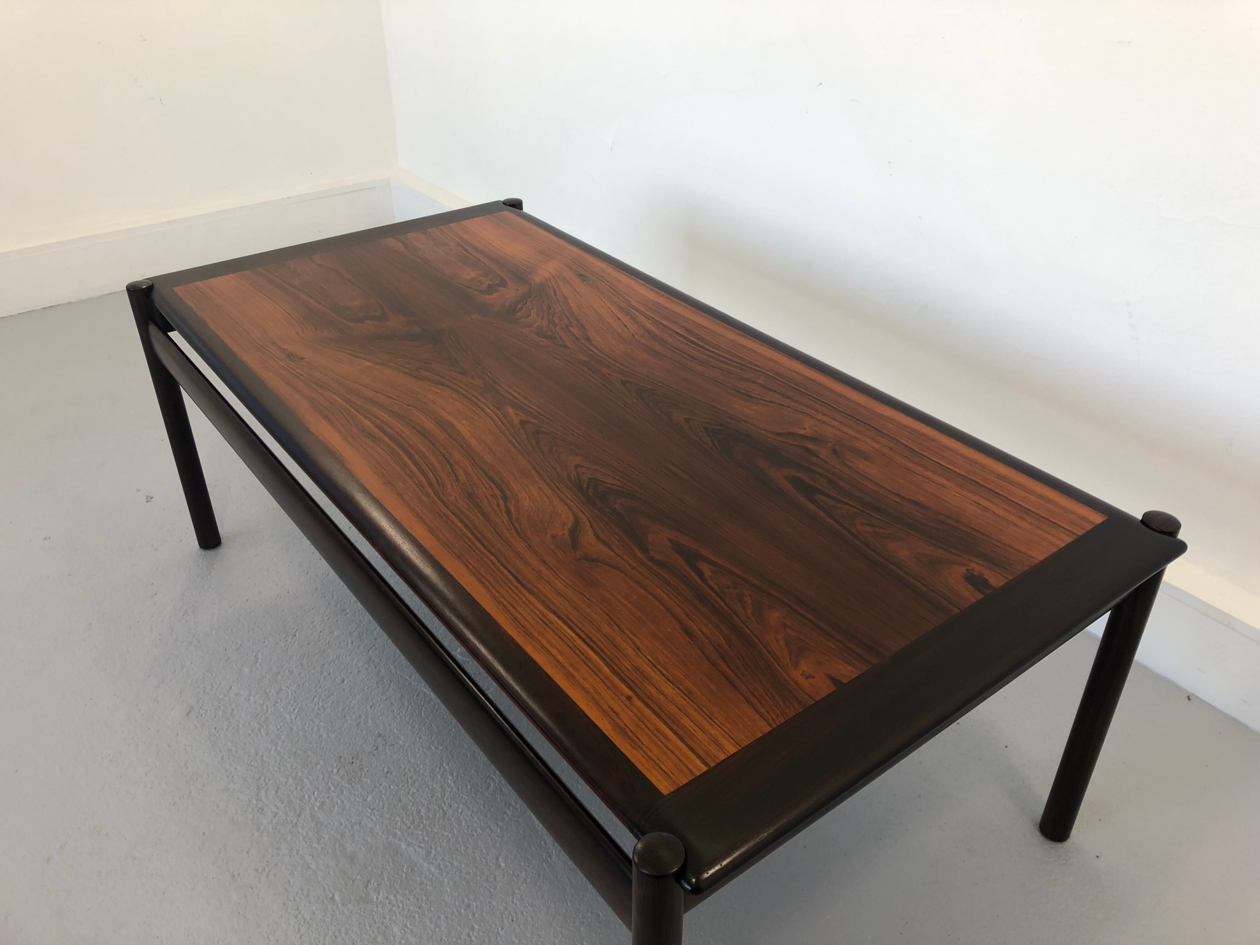Mid-Century Modern Rosewood Coffee Table by Sven Ivar Dysthe,1970 s