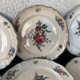 6 Villeroy and Boch Mettlach earthenware soup plates