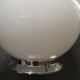 Ceiling lamp wall globe opaline ball white Very large model Ø 25 cm Art Deco 1930/1940