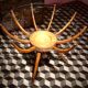 Elegant table "spider" vintage