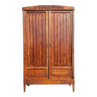Parisian wardrobe, Art Deco clothing cabinet