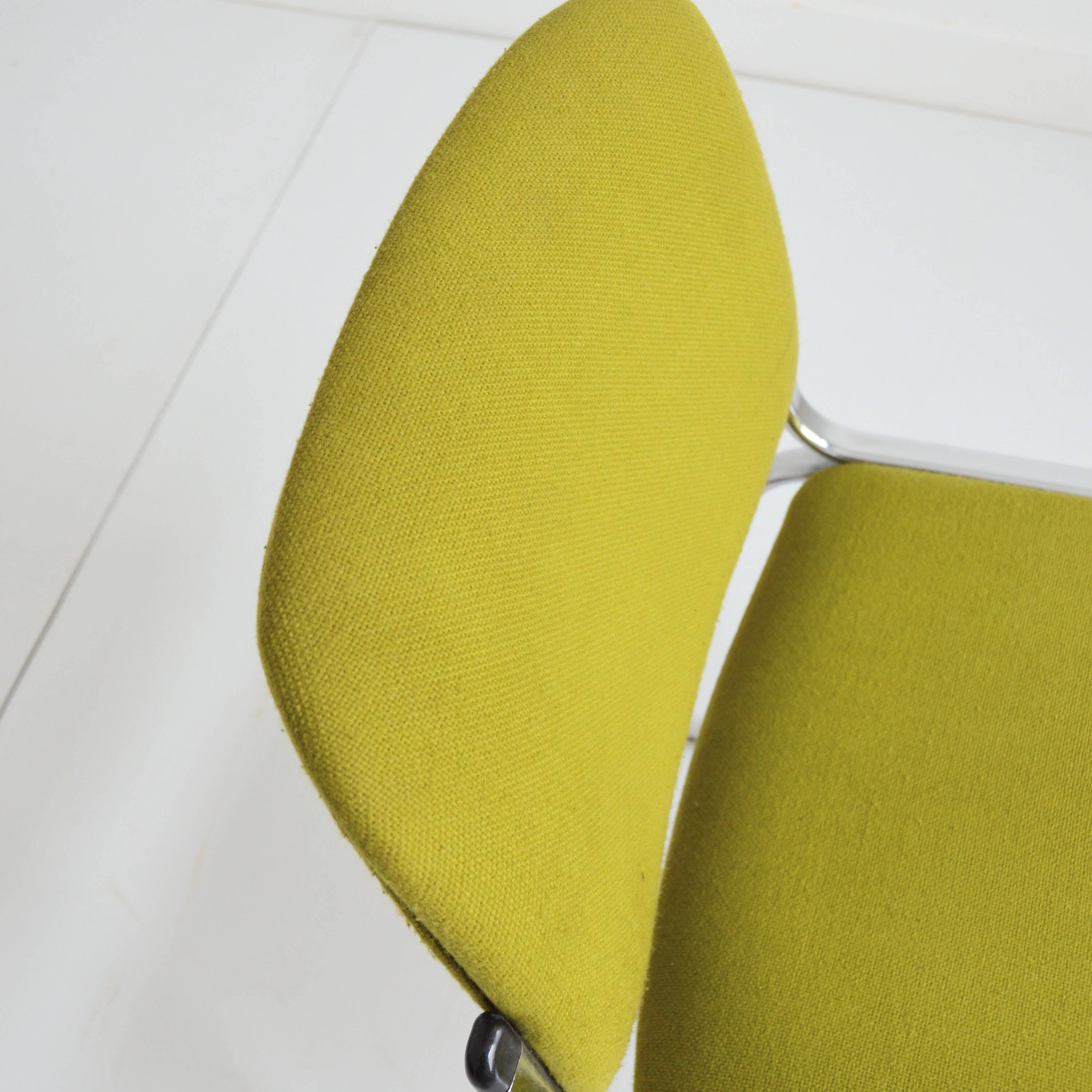 Chaise traineau / Chaise de bureau 1960 vintage