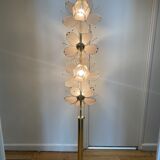 Italian lotus flower floor lamp