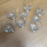 Cut glass shot glasses