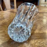 Signed Sèvres crystal vase, work from the 1970s