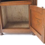 Old pink marble bedside